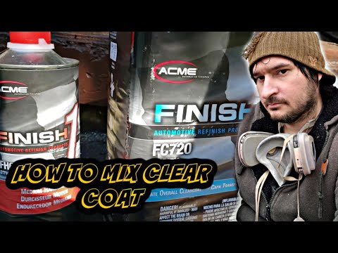 HOW TO MIX CLEAR COAT - DIY - HOW TO