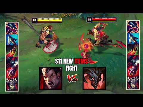 DARIUS vs RHAAST S11 NEW ITEMS FULL BUILD FIGHTS & Best Moments!