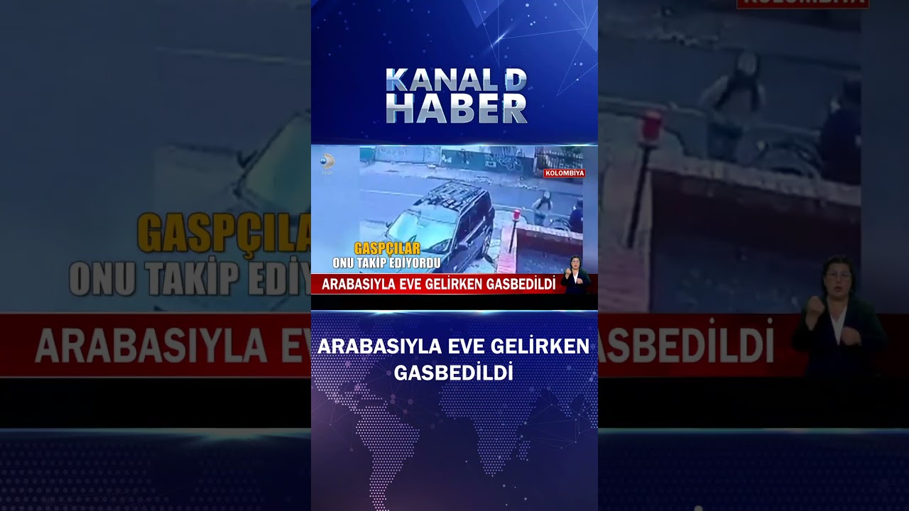 Gaspçılar Onu Takip Ediyordu! Arabasıyla Eve Gelirken Gasbedildi