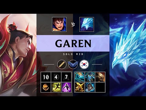 Garen Mid vs Anivia - KR Diamond Patch 25.11