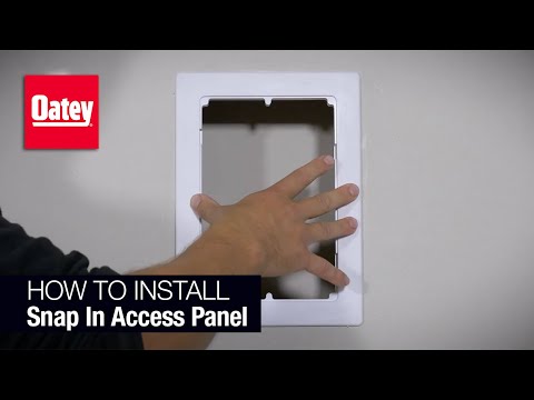 How to Install an Access Panel