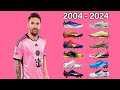 Lionel Messi 2024 - The Evolution of Football Boots 2004 - 2024