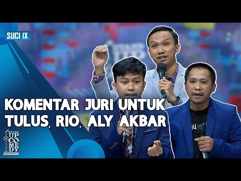 KOMENTAR JURI untuk Tulus, Rio Steven, Aly Akbar - SUCI IX [CHAMP ARENA]