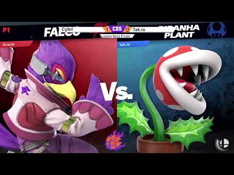 Clocktower Smash 94 - LS - Cybil (Falco) vs. Tak.io (King Dedede, Piranha Plant) - SSBU