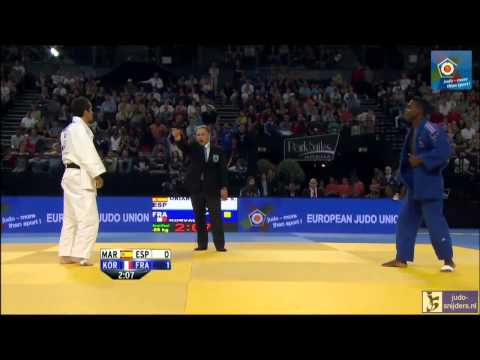 Judo 2014 European Championships Montpellier: Uriarte (ESP) - Korval (FRA) [-66kg] semi-final