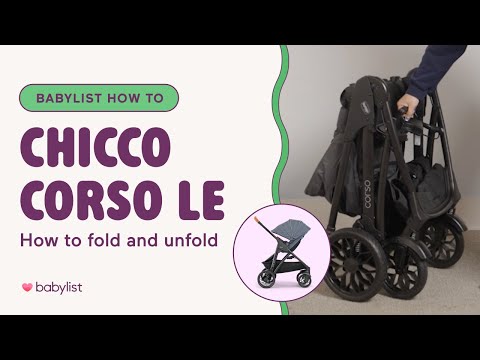 Stroller Folding Made Simple | Chicco Corso LE Step-by-Step Guide