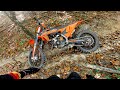 Woods Riding On KTM 150 Hit A Tree