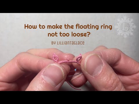 Tatting onto a paperclip Very Simple Great for beginners