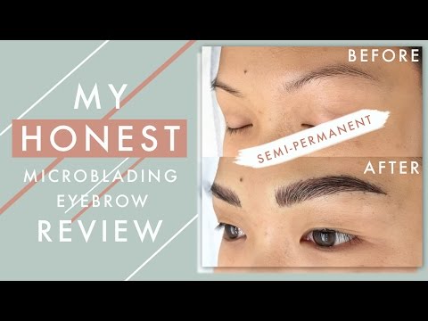 My HONEST Microblading Eyebrow Review | ilikeweylie