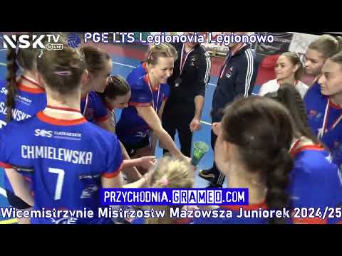 NSK TV: Siatkarki PGE LTS Legionovia Legionowo Wicemistrzyniami Mistrzostw Mazowsza Juniorek 2024/25