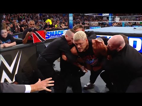 AJ Styles attacks Cody Rhodes - WWE SmackDown 6/7/2024
