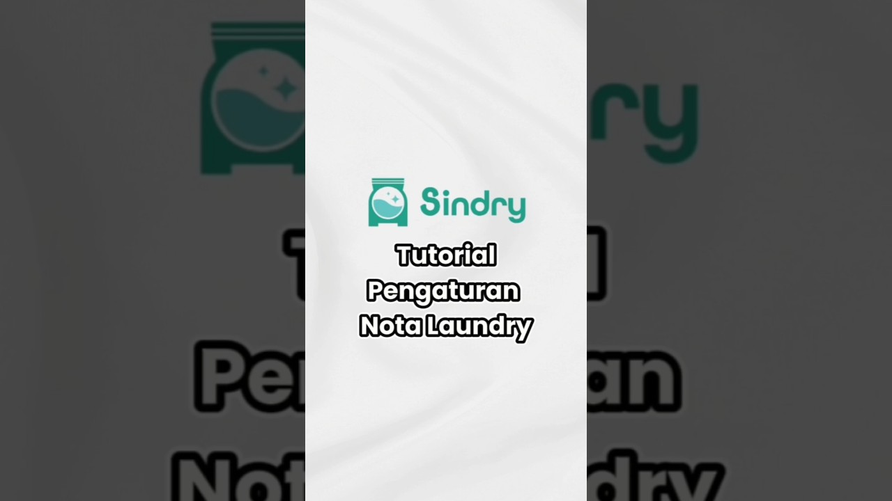 Cara Mengatur Footer Nota di Software Laundry Sindry