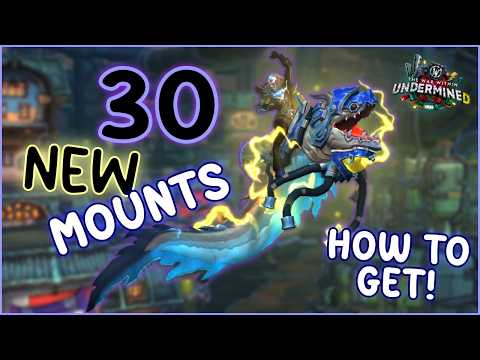 All NEW Undermine MOUNTS in Patch 11.1 & How to Get!