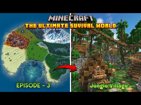 I Found Jungle Village in Ultimate Survial World | USW Series #3 | Minecraft In Telugu | Raju Gaming