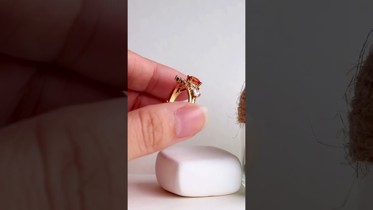 Citrine sang trọng cho nàng tháng 11 ❤️ #citrine #gemstone #birthstone #ring #gold