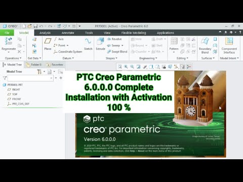 PTC Creo 6.0 Complete Install | Activation | HCCTEC | Hamza CAD/CAM & Technical Engineering Courses