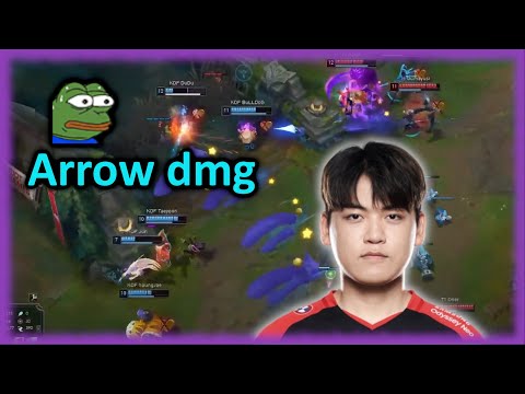 T1 Gumayusi Varus Arrow pierces through | T1 vs KDF | LCK Spring