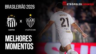 Santos 1 x 0 Atlético Mineiro | Melhores Momentos | Brasileirão 2026