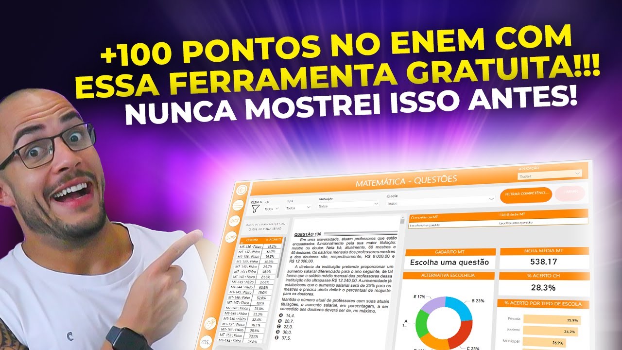 AUMENTE 100 PONTOS DE MÉDIA GERAL NO ENEM COM ESSA FERRAMENTA GRATUITA