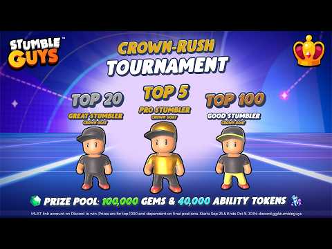 HOW TO GET  CROWN GOAT TITTLE & INVERTED JEMS IN STUMBLE GUYS #stumbleguys #colorname