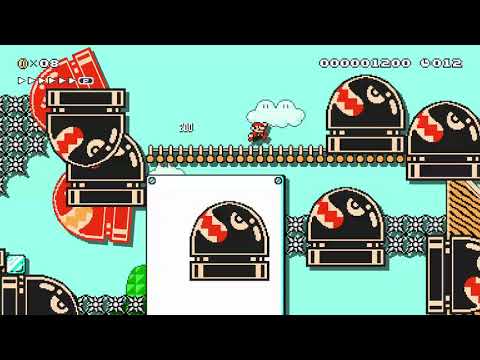 Super Mario Maker 2 Banzai Bill Rush Speedrun!