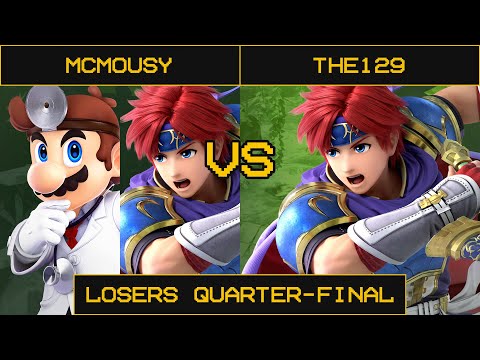 ESC 33 Smash Ultimate Losers Quarter-Final - mcmousy (Roy, Dr. Mario) Vs. The129 (Roy)