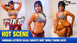 Hot Kannada Actress Kajal Rawath  Shot While Takin