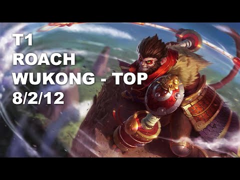 T1 Roach Top Wukong vs Sett - KR Challenger Rank Game