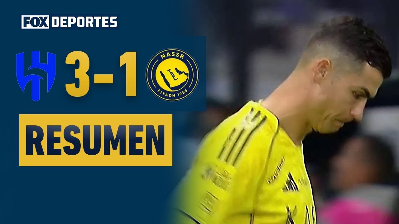 😳🔥 CAE EL EQUIPO DE CR7 | Al-Hilal 3-1 Al-Nassr | Saudi Pro League | Jornada 15 | HIGHLIGHTS