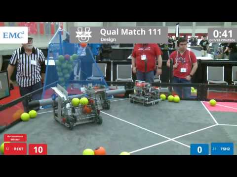 VEX Worlds 2016 - VEX U - Research - Qual 111 (ODU) 8 vs 209 (XJTU3)