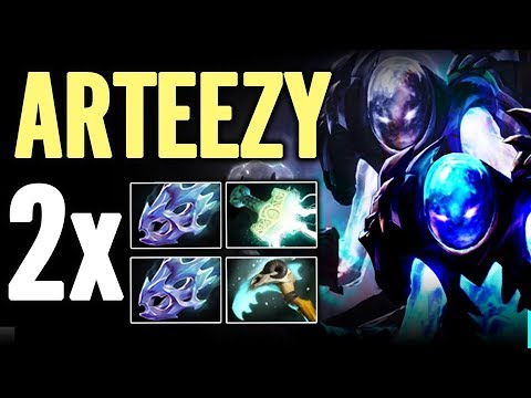 Arteezy Full Slot with ULTIMATE Items Damage Dealer Crazy Carry 7.06 META Dota 2
