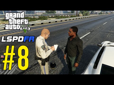 GTA 5 - LSPDFR Playing As A Cop SP - Episode #8: Speed Radar Traps SPIKE STRIPS!