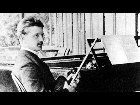 Jean Sibelius conducts "Andante Festivo" in 1939