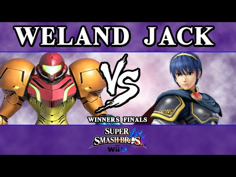 SSB4 Tournament #1 - Weland (Samus, Mario) Vs. Jack (Marth) Winners Finals