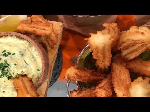 Churros de papa salados