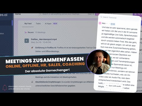 FireFlies: Das ultimative KI-Tool für Meeting-Management und Transkription