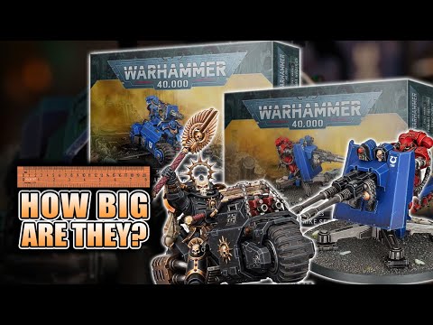 Primaris Chaplain on Bike, Firestrike Servo-Turret, Invader ATV Unboxing & Build 40k Space Marines