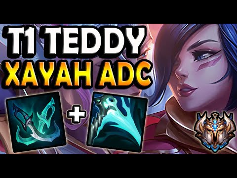 T1 Teddy XAYAH ADC vs SAMIRA - Patch 11.2 Korea Challenger ✅