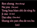 Rainie Yang - Wo De Ai Diao Dian Di [Lyric ...