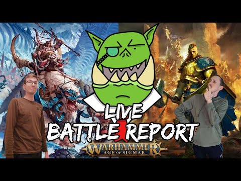 Stormcast Eternals VS Ogor Mawtribes Age of Sigmar Battle Report