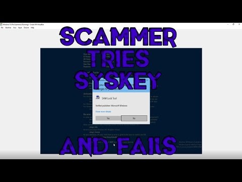 Scammer Realizes I'm Using a VM and Tries to Lock Me Out