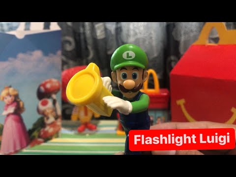 Happy Meal Flashlight Luigi Super Mario Bros 2023