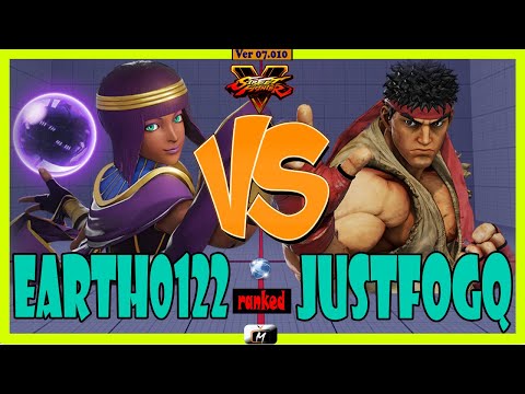 SFV CE ✨ Earth0122 (menat) VS (ryu) justfogQ ✨#masterztv
