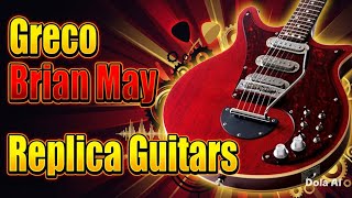 Video thumbnail for Brian May Greco BM900 Japanese Replica Guitars BM80 BM90 First Red Special Copy before Guild Burns by James Rundle