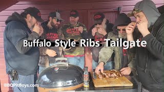 Buffalo Style Ribs Tailgate at the Pit! | Recipe | BBQ Pit Boys by BBQ Pit Boys