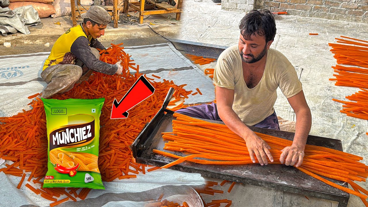 Gold Finger Fryums Making
