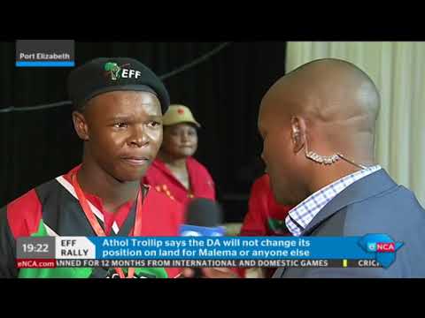 eNCA's senior reporter Xoli Mngambi unpacks the EFF Rally ahead of Trollip motion