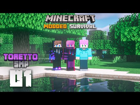 Minecraft Modded Survival Multiplayer Indonesia at Toretto SMP Part 1 - A New Beginning in a Magical World