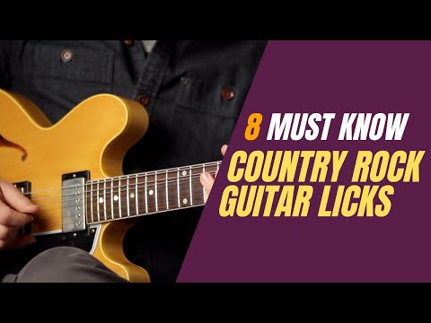 Learn these 8 Essential Country Rock Guitar licks!