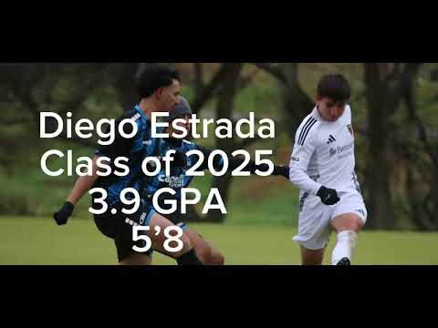 Diego Estrada, Class of 2025, 3.9 GPA, Midfielder